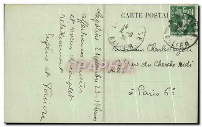 Lapalisse. Túmulo da Capela do Castelo — Ed. Chabert — Verso