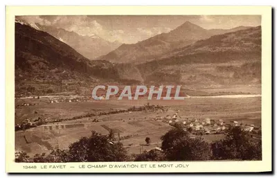 ले फे येट — एयरफील्ड और मॉंट जोली — ब्रॉन एवं कंपनी, संग्रह ला सावोई