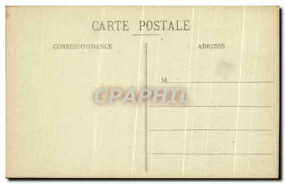 Fourchambault - Avenida da Estação — Lib. Th. Ropiteau, Nevers — Verso