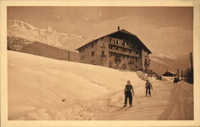 Les Contamines - Val Mont Joie — Hotel du Bonhomme i Dôme de Miage — Fot. Combier - Mâcon