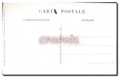 Credo de France — patriotyczny tekst religijny — wydawca C. DIVIENA, Paryż — Rewers