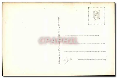 Lausanne — Igreja de São Francisco — Edição Art. Perrocellet & Cie, S.A., Lausanne, n° 507 — Verso