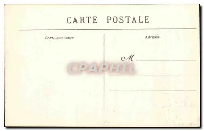Chaos Alberoché — Piękne miejsca w Cantal — Wydawca EYBOULET Prères, nr 134 — Rewers