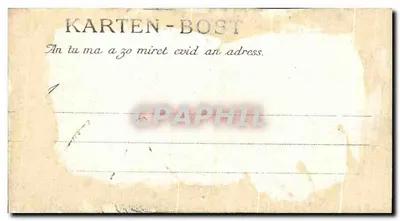Fillette de Saint-Herbot — enfant en costume traditionnel près d'un escalier — éditeur KARTEN-BOST — Verso