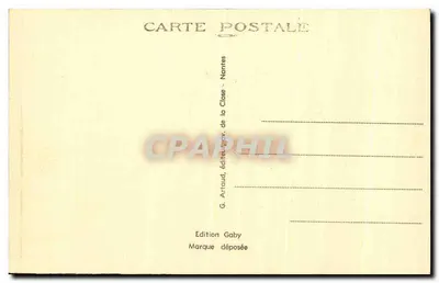 VANNES (Morbihan) — Jardins de la Garenne — Saby — Verso