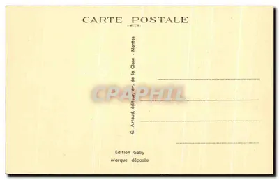 VANNES (Morbihan) — Estátua do Conde de Richemont — Edição Gaby — Verso