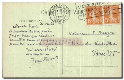 Le Mans — Catedral (Rosace) — Edições da Posta — Verso