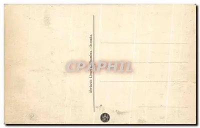 Granada — La Capitulación de Granada — Cuadro de Pradilla — Reverso