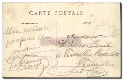 Pontivy — Le Blavet — L'Hôpital Civil et Militaire — Collection Villard, Guimper — Rewers