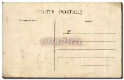 Tarjeta postal antigua Laval Vista general de una terraza de la Perrie Niños Mujeres — Reverso