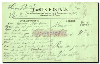 Rouen — Conjunto de Bon-Secours e do Monumento de Jeanne d'Arc — LL. n°93 — Verso