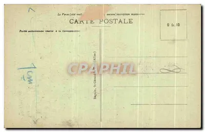 Clermont-Ferrand — Portal Ocidental da Catedral — L'Auvergne Pittoresque — Verso