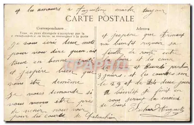 La Guerche-de-Bretagne (Ille-et-Vil) — O Castelo do Templo — editor anônimo, n°2 — Verso