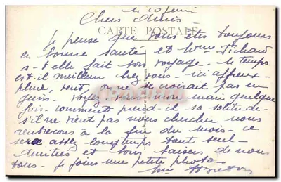 Plouguerneau — A Capela do Traon — editor desconhecido, número de série não visível — Verso