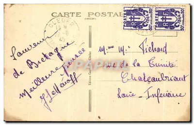 Cléder — Ruínas de Kerdournade'h — Edição Cléder, n°15 — Verso