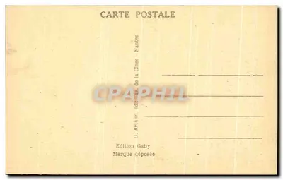 Coro da Igreja de São João de Béré — Châteaubriant (Loire-Inférieure) — Editor Gaby — Verso