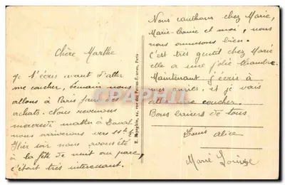 O Bassin de Latone — Parque de Versailles — AP, n° 104 — Verso
