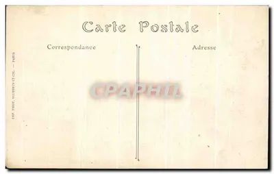 Reims — Katedra spalona przez Niemców 19 września 1914 — ND. Fot. — Rewers