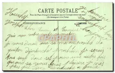 Asnières — Monument aos filhos mortos pela Pátria — LL, n°37 — Verso