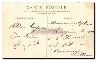 Versailles — Le Château et la Grille d'Honneur — LL. n° 324 — Verso