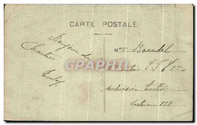 Chartres — Place Drouaise — L. V. — éditeur L. V. n° 321 — Achterkant