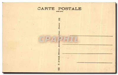 Laval — Panoramiczny widok z Perrine — G. Artaud, wydawca, Nantes — Rewers
