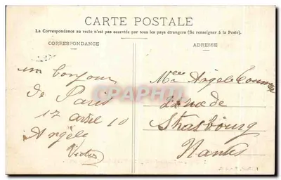 Paris - Luxembourg. A Fonte de Carpeaux — Briffaud, libn.-édit. — Verso