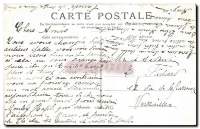 PARIS — O Arco do Triunfo das Tuileries — Editor não visível, número de série não legível — Verso