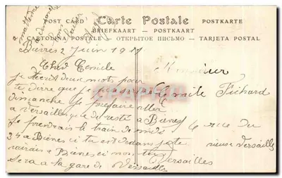 Paris — Prefeitura do 6º Distrito — editor C. D. P. n° 1088 — Verso