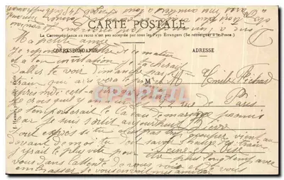 Paris - Jardin des Plantes - Die Pelikane — Verlag J.H., Nr. 370 — Rückseite