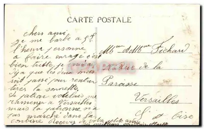 Ault (Somme) — Plaża Esplanade w kierunku Cayeux — Foto H. Milan, 9, rue Quinquerue, Ault (Somme) — Rewers