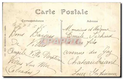 Villers-sur-Mer — Vista geral tirada de Trouville — ND. Fot. — Verso