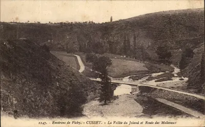 Environs de Vicby - CUSSET - A Vale do Joland e Estrada dos Malavaux — CUSSET, n° 1147