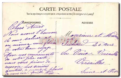 Jong koppel in carnavalskostuum — Herinnering van 14 maart 1912 — uitgever niet zichtbaar — Achterkant