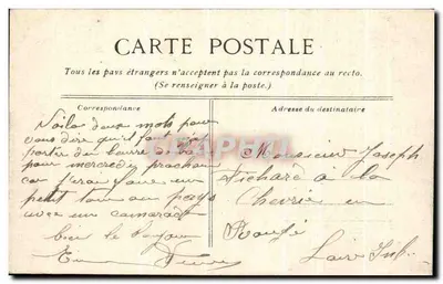 SAINT-CLLOUD — Plac Armes — Kawiarnia Rouyat — Rewers