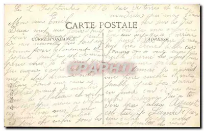 Le Havre — Trójmasty, wszystkie żagle rozwinięte — n° 227.3 — Rewers