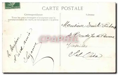 Louveciennes — A Conduta de Água e a Máquina — Verso