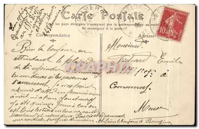 Camp de CHALONS — Wjazd do Szpitala Militarnego — ND Phot — Rewers