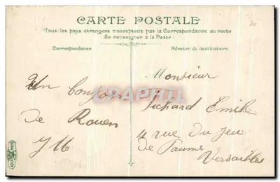 Rouen. A rua Jeanne d'Arc — editor AQUA PHOTO, n°324 — Verso