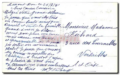 Mont-Dore — widok panoramiczny — Gd'O, wydawca — Rewers