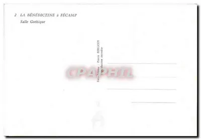 La Bénédictine a Fécamp — Sala Gotica — Pierre Bergoin — Verso