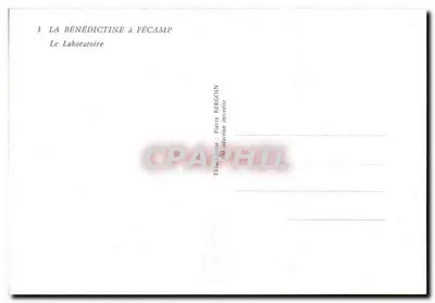 La Bénédictine a Fécamp — Il Laboratorio — Editore: Pierre Bergoin — Verso
