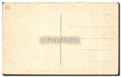 Piriac — Puerta natural en la falda — Tarjeta postal antigua — Reverso
