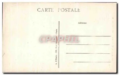 Senlis (Oise) — Wnętrze Katedry — L'Hôte, Paryż — Rewers