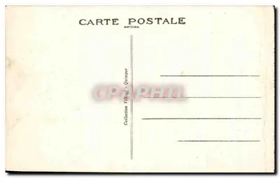 Kasteel van Keriolet — De ingang van de kapel — Collectie Villard - Quimper — Achterkant