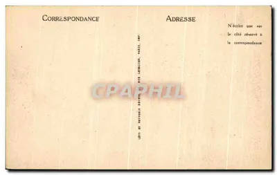 Tregastel (C.-du-N.) — Le Rocher du Dé — éditeur ND, n° 96 — Verso