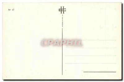 Vidro da catedral de Chartres — cena religiosa — Editor ET MOUVET BERTHEIN, n° 17 — Verso