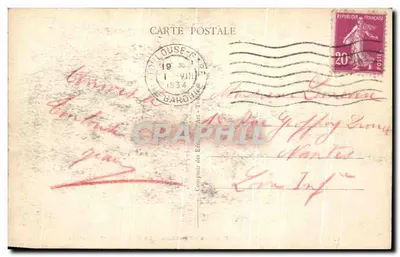 Toulouse - Jardim das Plantas - Fonte "La Garonne e L'Ariège" — Verso