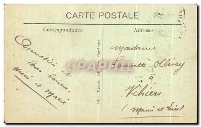 Bordeaux — Pomnik Gambetta — wydawca BR - 1160 — Rewers