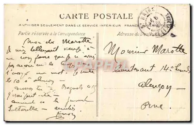 Costa d'Emeraude — Il Tombale in tempo brutto — G.F. — n°2535 — Verso